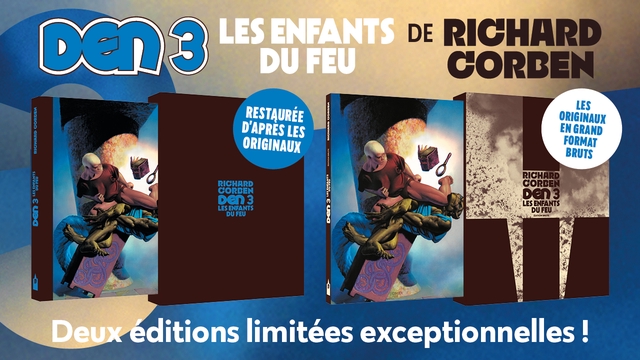 DEN – LES ENFANTS DU FEU de Richard Corben sur ULULE mardi 4 Mars à 18h !